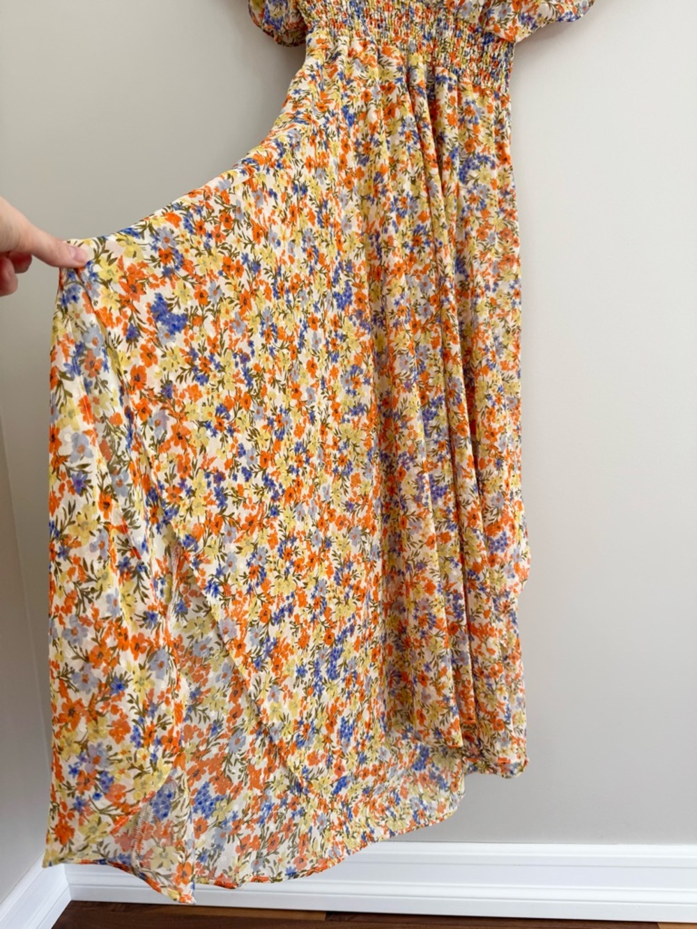 ASTR The Label Sophronia Floral Maxi Dress - Flutter Sleeve Garden Party M - Picture 8 of 16